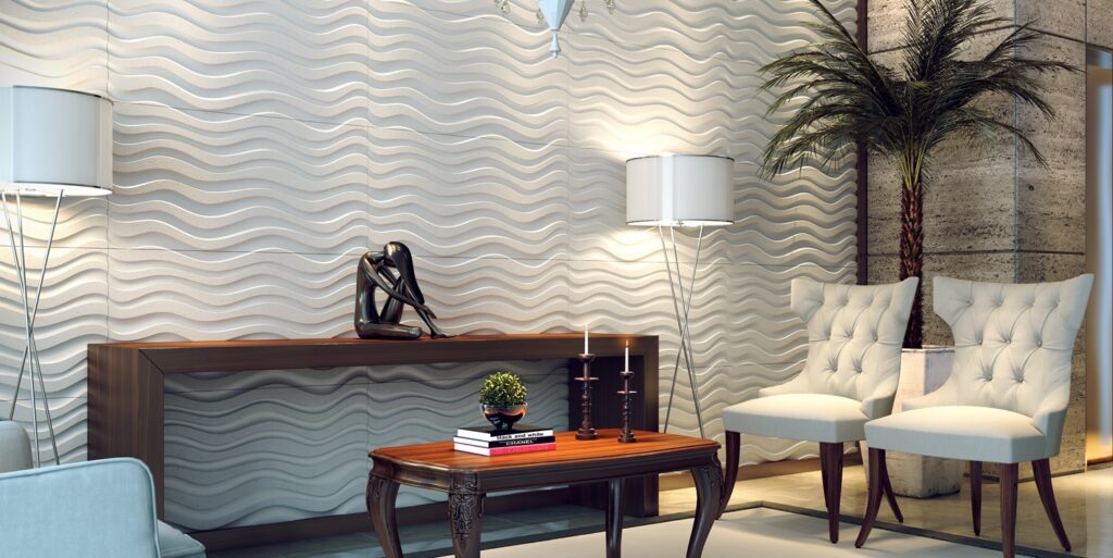Revestimento 3D é tendência de decoração